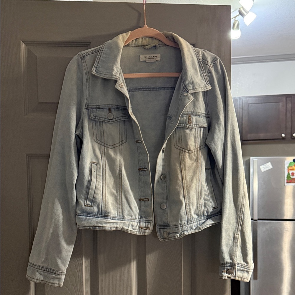 Ci Sono Light Wash Denim Jacket